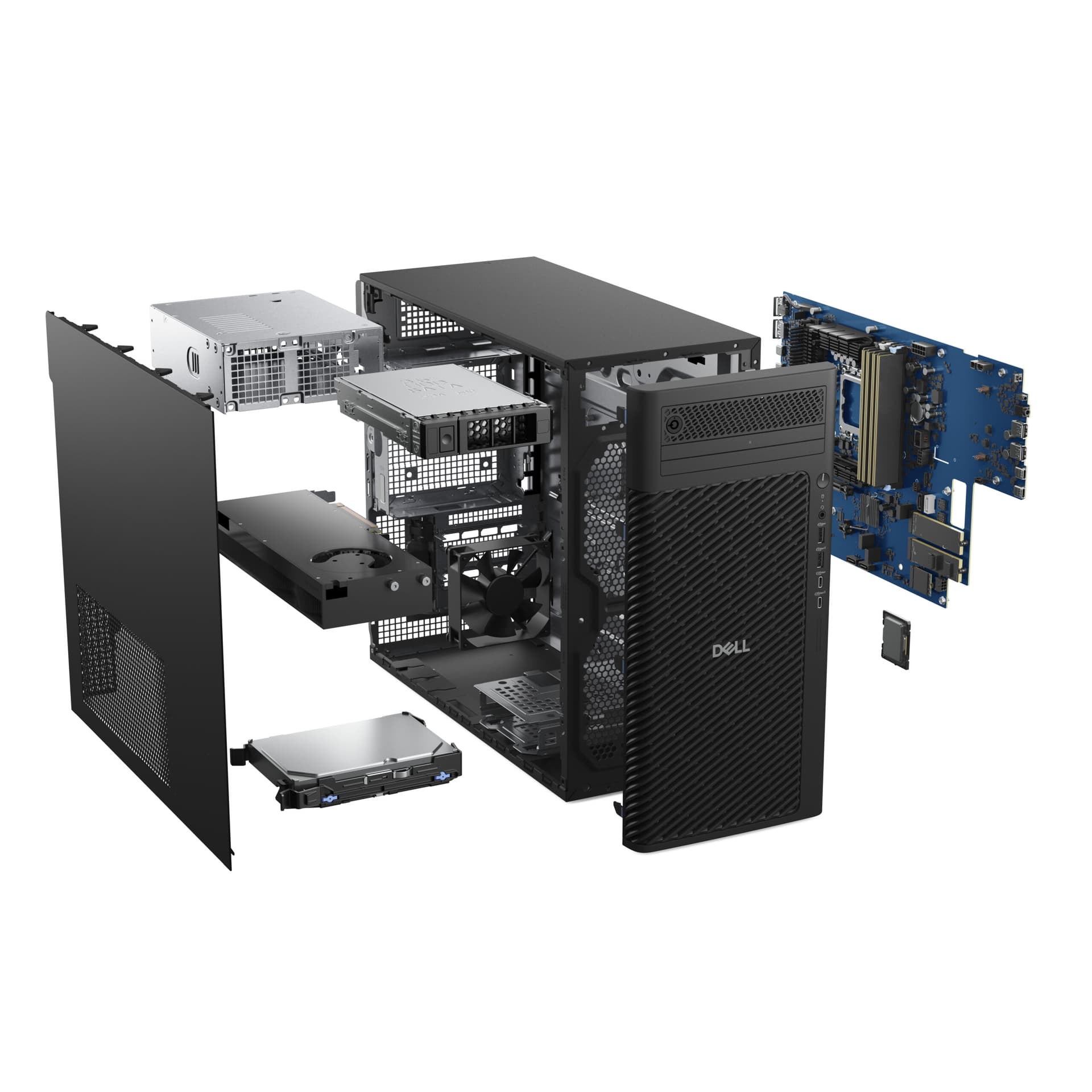 DELL PRO MAX TWR T2 FCT2250/U7-265 32GB 1TB A1000 W11P "J9JX5" — miniatură