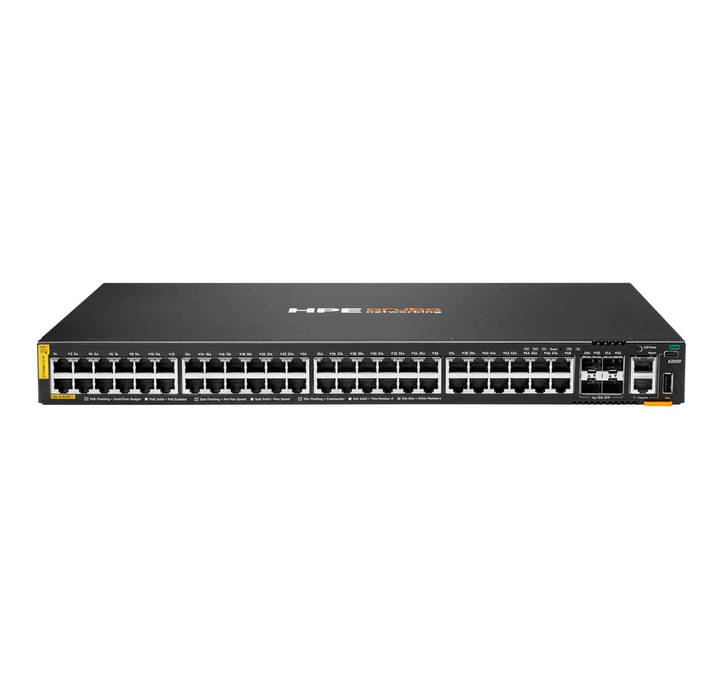 NET SWITCH 48G 4SFP+/6200F JL727B ARUBA BY HPE "JL727B"