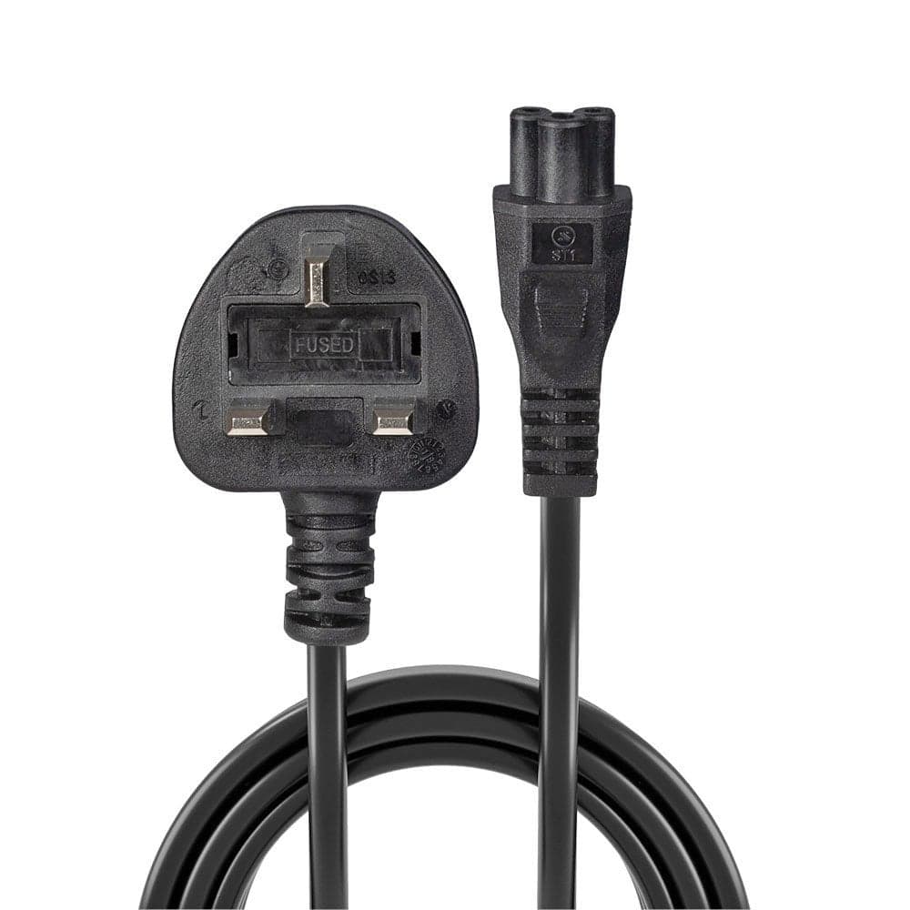 Cablu de alimentare UK la IEC C5 1m, Lindy "L30460" — miniatură