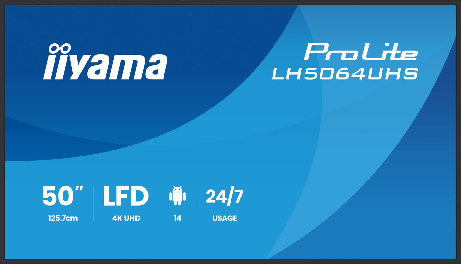 LH5064UHS-B1AG 50 IN LCD UHD/6.5MS 24/7 65MS 500CD/M 1200:1 S "LH5064UHS-B1AG" — miniatură