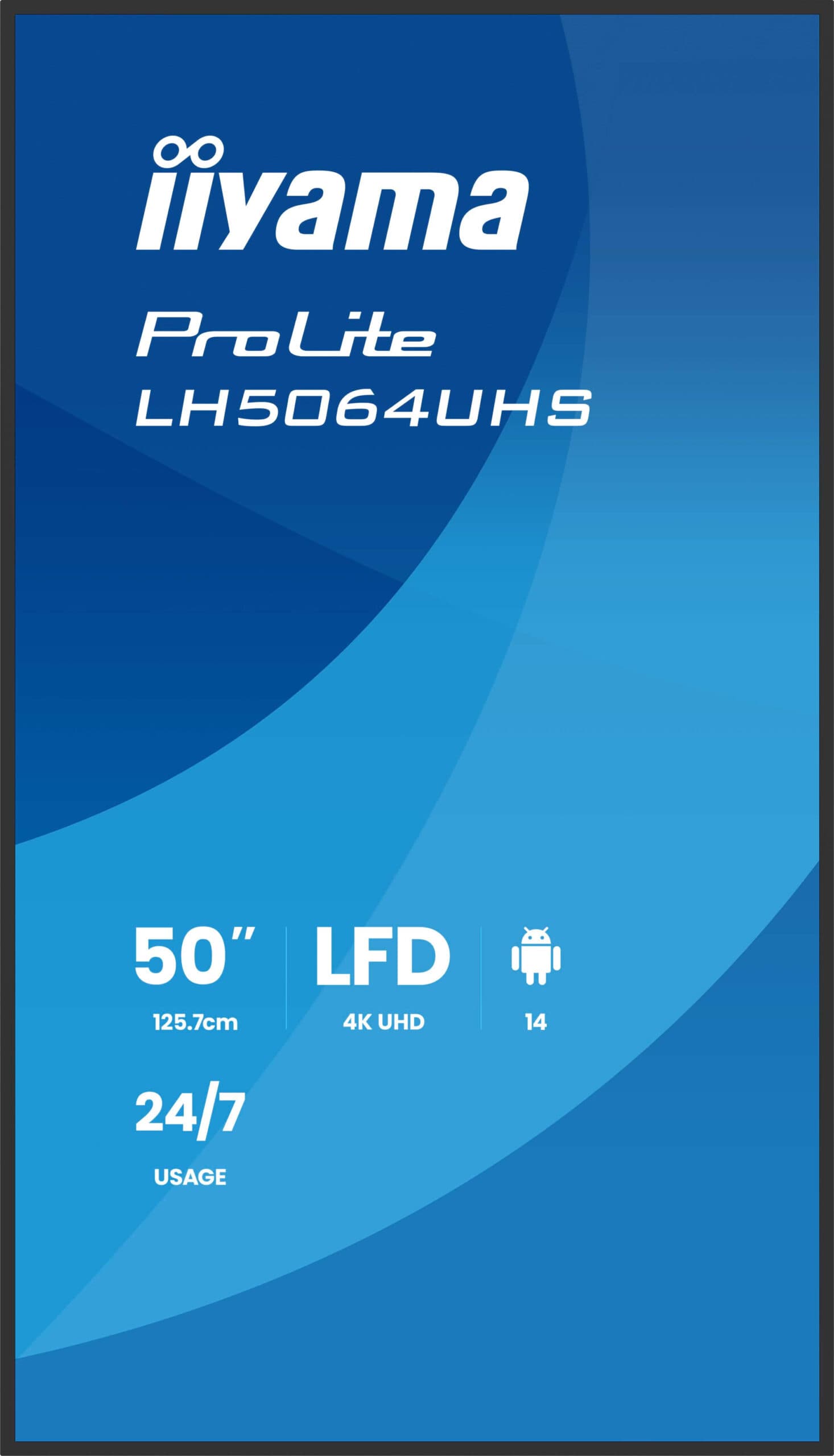 LH5064UHS-B1AG 50 IN LCD UHD/6.5MS 24/7 65MS 500CD/M 1200:1 S "LH5064UHS-B1AG" — miniatură