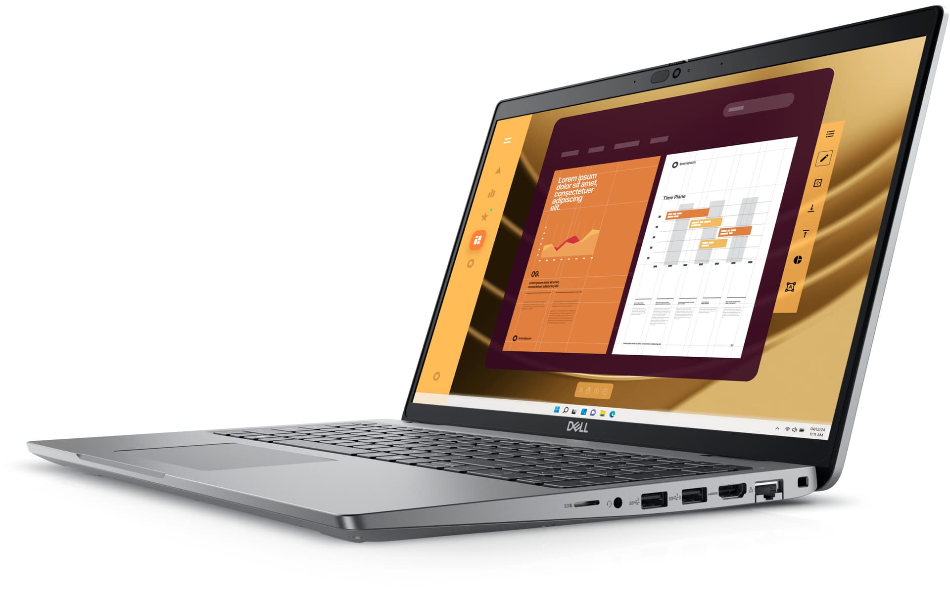 15.6 Latitude 5550, FHD, Procesor Intel® CoreTM Ultra 7 155U (12M Cache, up to 4.80 GHz), 16GB DDR5, 512GB SSD, Intel Graphics, Win 11 Pro, 3Yr ProSupport "N065L555015EMEA_VP" — miniatură