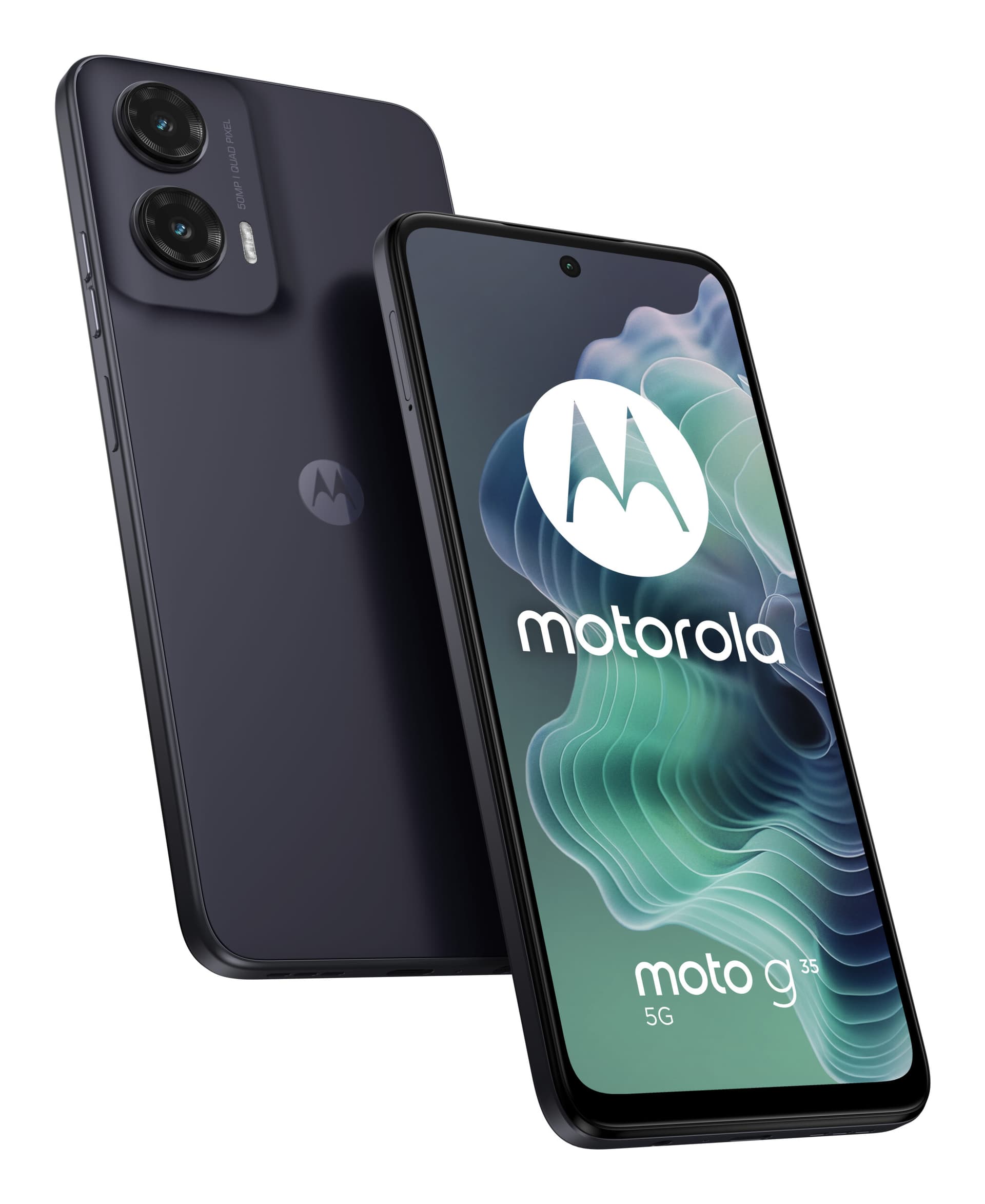 Moto G35, 5G Edition, 128GB, 4GB RAM, Dual SIM, Tri-Camera, Midnight Black "PB3K0009PL"