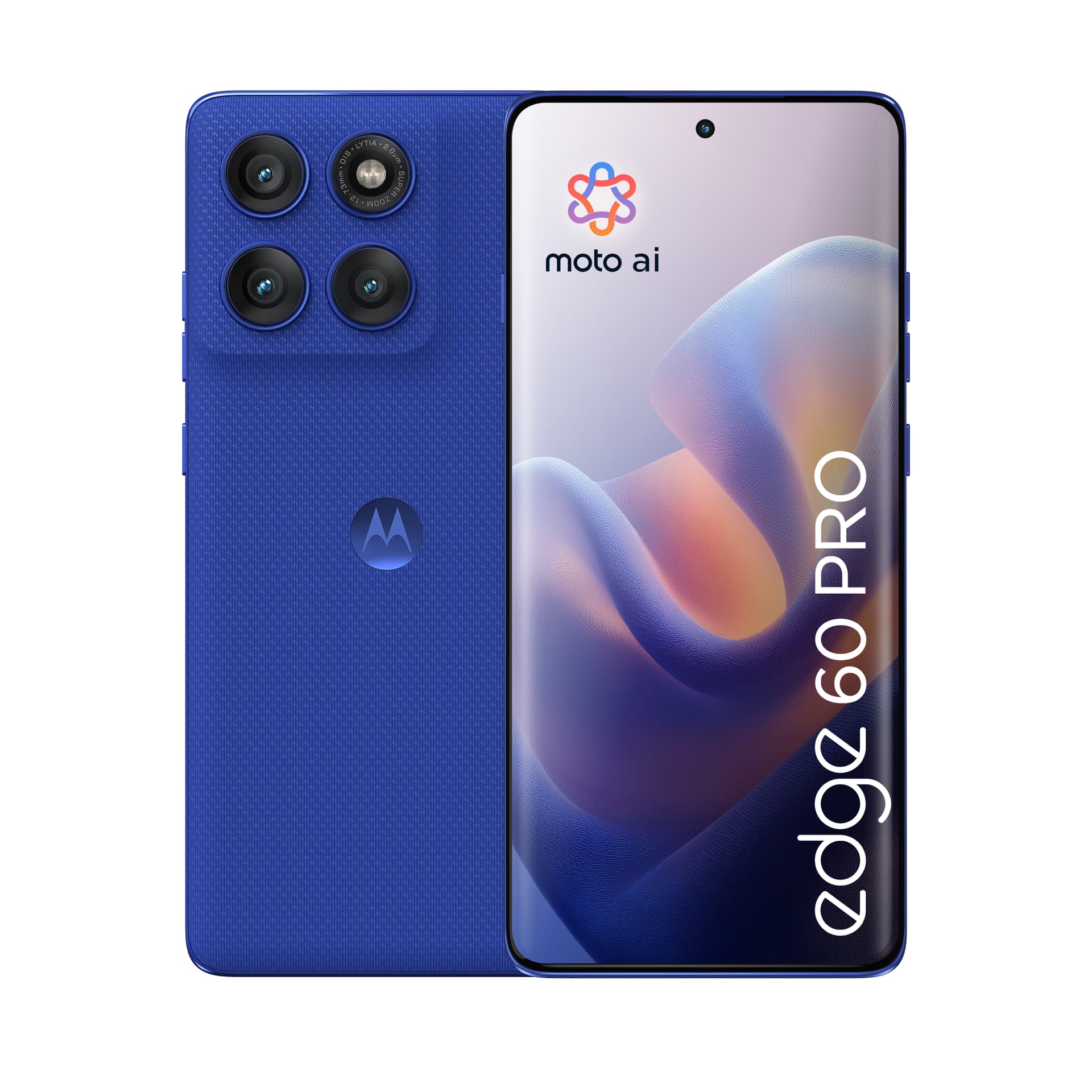 Smartphone Moto Edge 60 Pro 512GB 12GB RAM 5G Dual SIM Dazzling Blue "PB7X0010PL" — miniatură