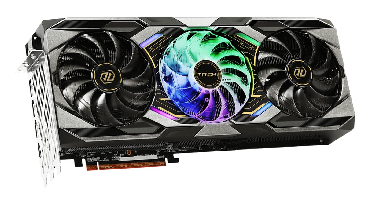 Radeon RX 9070 XT Taichi 16GB DDR6 256-bit "RX9070XT TC 16GO-VGA" — miniatură