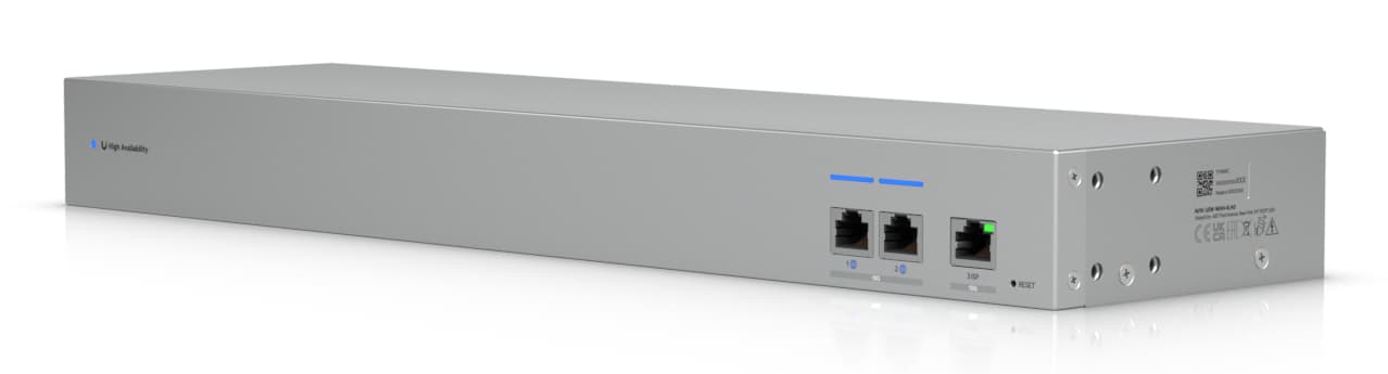 Ubiquiti WAN Switch USW-WAN-RJ45-EU 10 GbE linking two Shadow Mode High Availability UniFi Gateways to a single ISP "USW-WAN-RJ45-EU" — miniatură