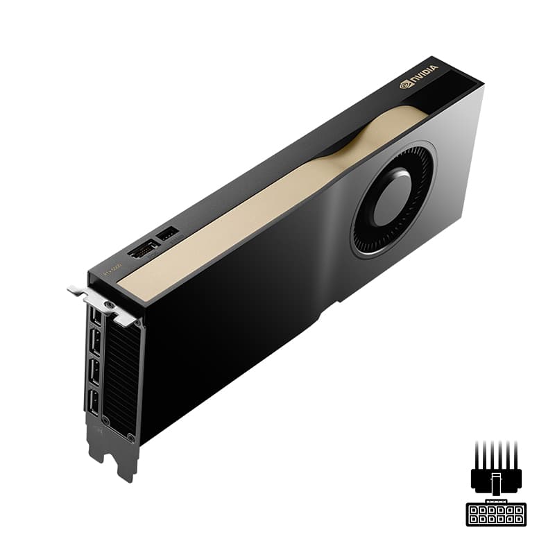 Graphics card PNY NVIDIA RTX 5000 Ada Generation, 32 GB GDDR6 ECC 256-bit, PCIe 4.0 x16, Dual Slot, 4x DP 1.4a, ATX - ATX bracket, 1x 16-pin power supply cable, small box "VCNRTX5000ADA-SB" — miniatură