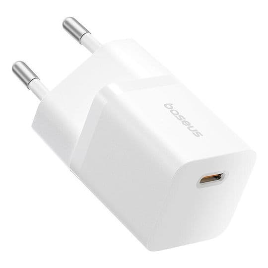 INCARCATOR retea Baseus GaN5 mini, Quick Charge 25W, 1 x USB Type-C, alb "P10110909213-00" - 6932172658205