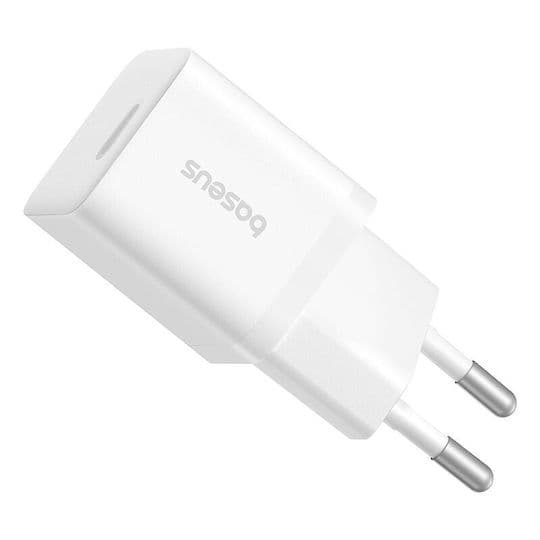 INCARCATOR retea Baseus GaN5 mini, Quick Charge 25W, 1 x USB Type-C, alb "P10110909213-00" - 6932172658205 — miniatură