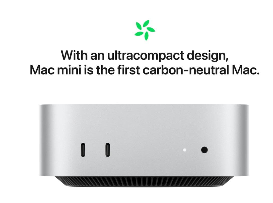 MAC MINI/14C CPU/20C GPU/64GB/2TB 10 Gig "Z1JV001BU" — miniatură