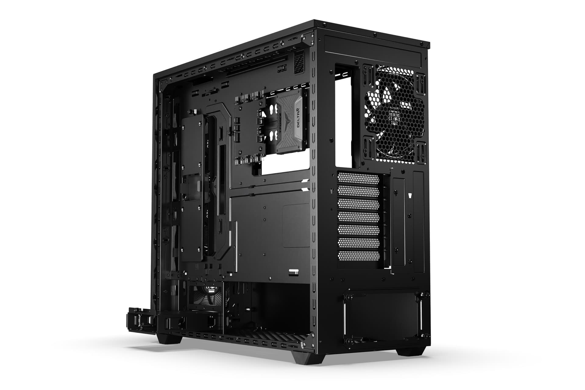 CARCASA be quiet "Shadow Base 800 FX", middle tower, gaming, fara sursa, PSU shroud, 7 sloturi expansiune, negru, "BGW63" — miniatură