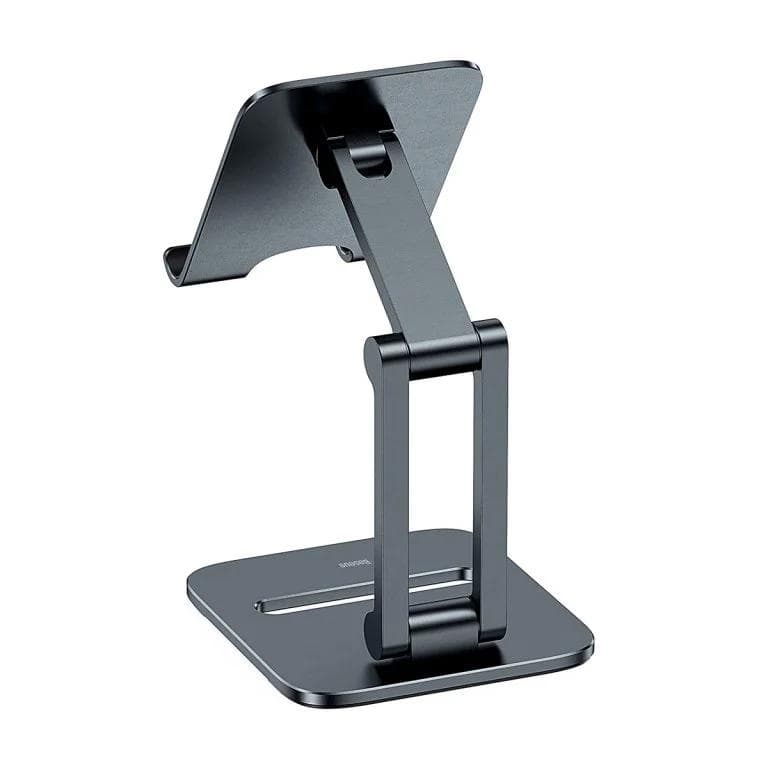 SUPORT Telefon Baseus Biaxial, pt. Smartphone, pliabil, dimensiune: 115 x 126 x 43mm, material anti-alunecare, aluminiu "LUSZ000013" - 6932172615185 — miniatură