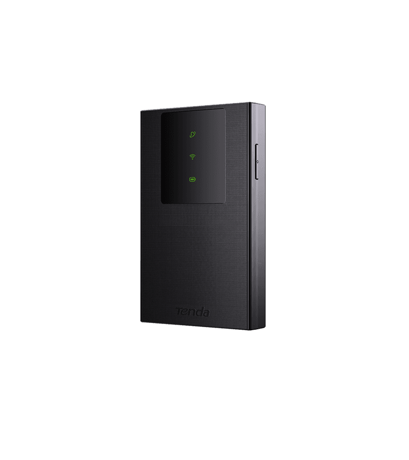 ROUTER Tenda wireless portabil, 3G/4G Mobile Wi-Fi, 300Mbps, Internal LTE Modem, Nano SIM card slot, LED screen display, rechargeable battery, Wi-Fi 6 AX300 "MF3" (include TV 0.8 lei)