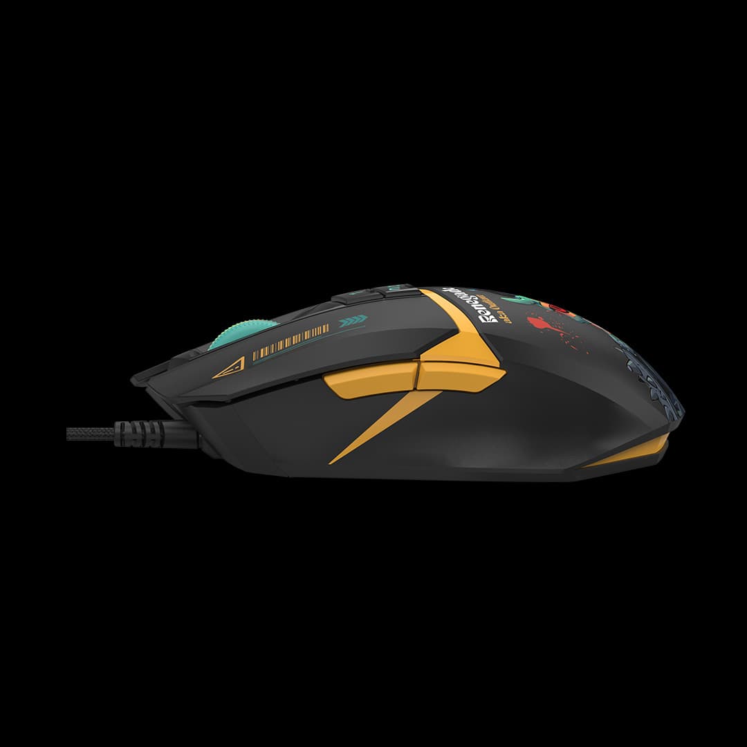 Mouse A4Tech, gaming, Bloody RGB Animation Backlit USB Renegade Midnight, "W63Max Renegade Midnight" 4711421 000536 — miniatură