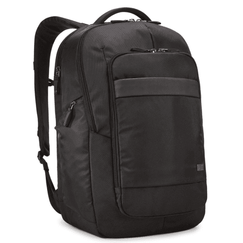 RUCSAC CASE LOGIC, pt. notebook de max. 17.3 inch, 2 compartimente, buzunar frontal x 2 | buzunar lateral x 2, waterproof, nylon, negru, "3205330" NOTIBP-117 BLACK — miniatură