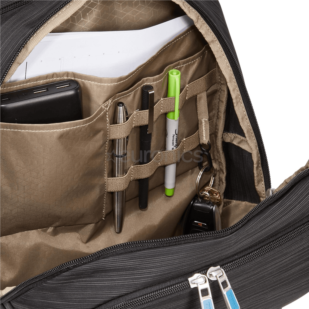 RUCSAC THULE, pt. notebook de max. 15.6 inch, 28 l, 3 compartimente, buzunar frontal x 2 | buzunar lateral x 2, waterproof, nylon, negru, "CONBP216 BLACK" / 3205354 — miniatură