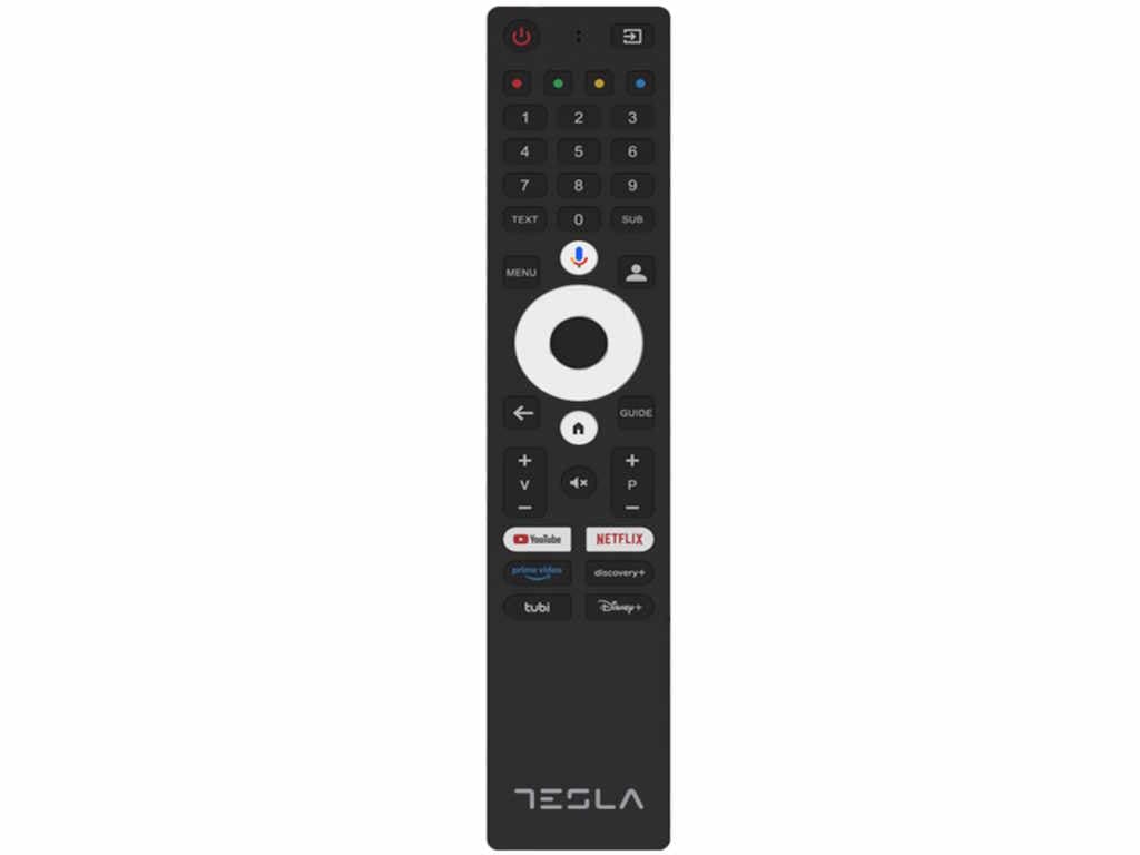Tesla Google TV DLED 43E655BUS, 109 cm, UHD, negruDVB-T/T2/C/S/S2, 270cd/m2, VESA 200x200mm "43E655BUS" — miniatură