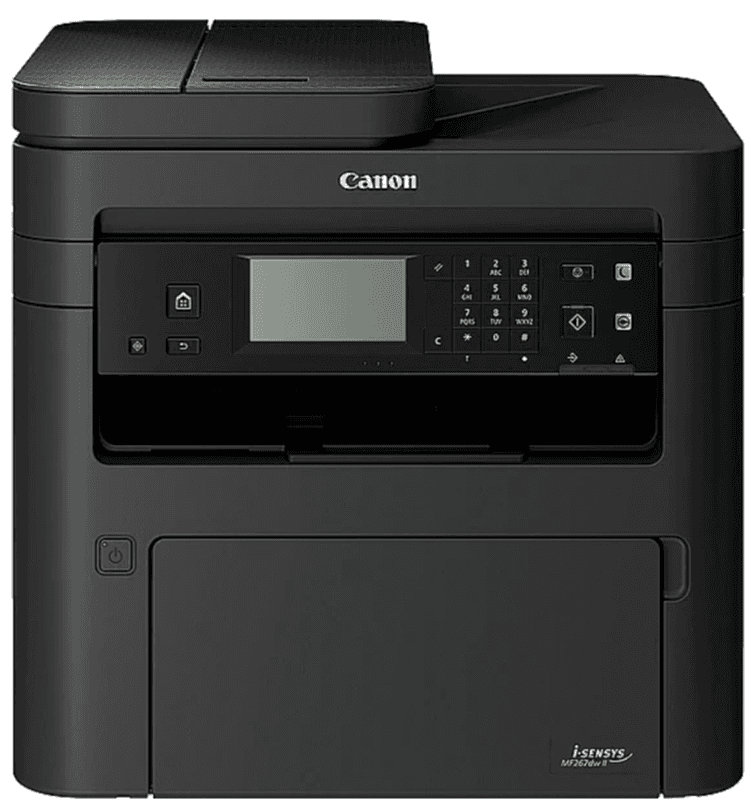 Multifunctional Laser Mono Canon MF267DWII, A4, Functii: Impr.|Scan.|Cop.|Fax, Viteza de Printare Monocrom: 28ppm, Viteza de printare color:, Conectivitate:USB|WIFI|RET, Duplex:Da, ADF:ADF(incl.TV 40lei) "5938C008AA"
