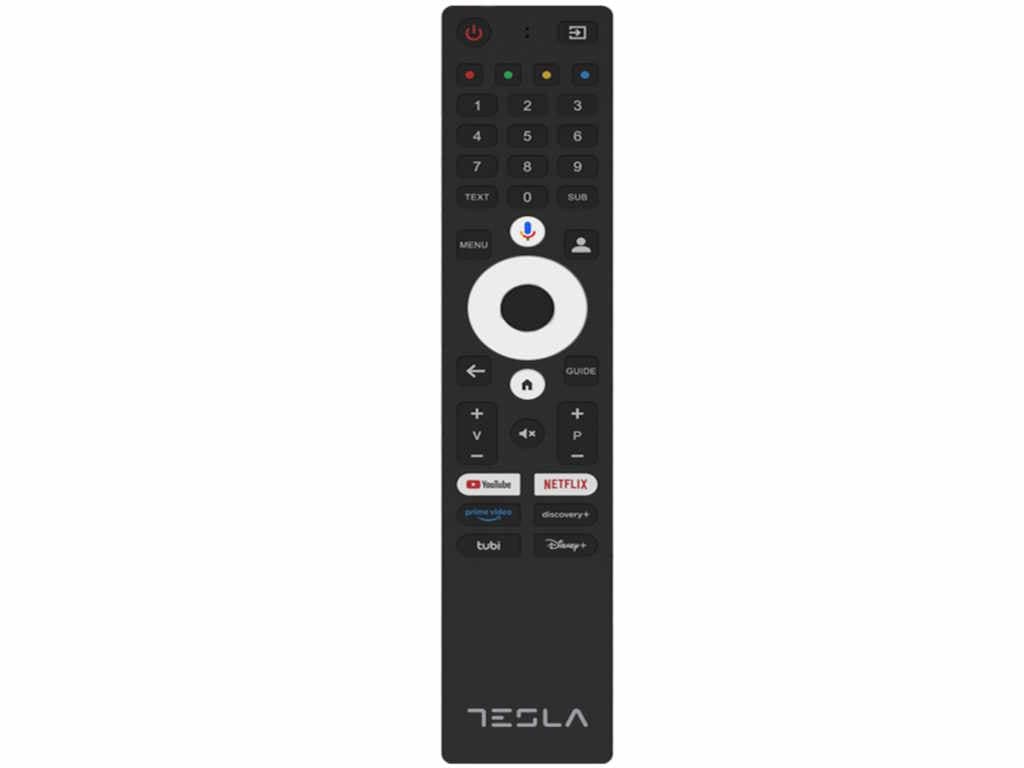 Tesla Google TV DLED 50E655BUS, 127 cm, UHD, negruDVB-T/T2/C/S/S2, 260cd/m2, CI+, VESA 200x300mm "50E655BUS" — miniatură
