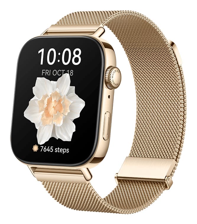 Smartwatch Fit 3 Gold Milanese Strap "55020CYJ"