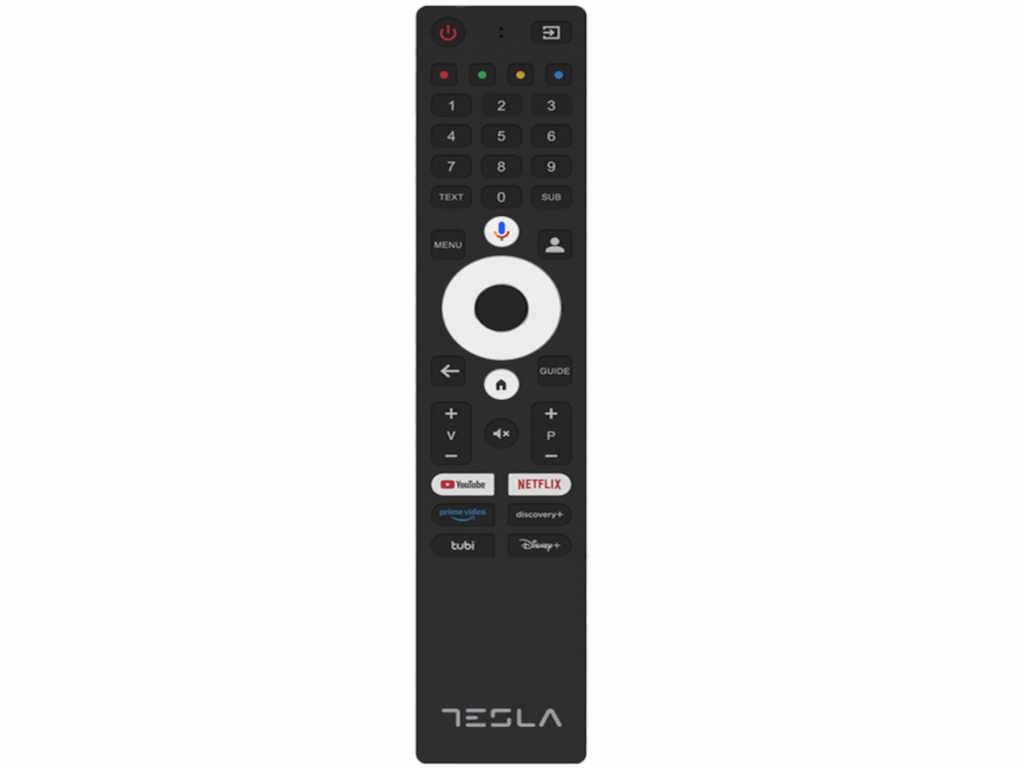 Tesla Google TV DLED 65E655BUS, 165 cm, UHD, blackDVB-T/T2/C/S/S2, 250cd/m2, VESA 200x499 mm "65E655BUS" — miniatură