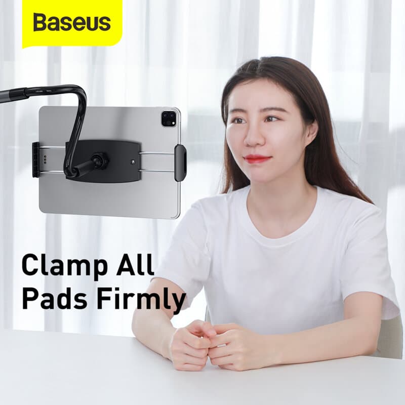 SUPORT TelefonTableta Baseus Otaku, pt. Smartphone, pliabil, ideal pentru vizionarea de filme, seriale sau pentru apelurile video, aluminiu "LUZQ000013" - 6932172608613 — miniatură