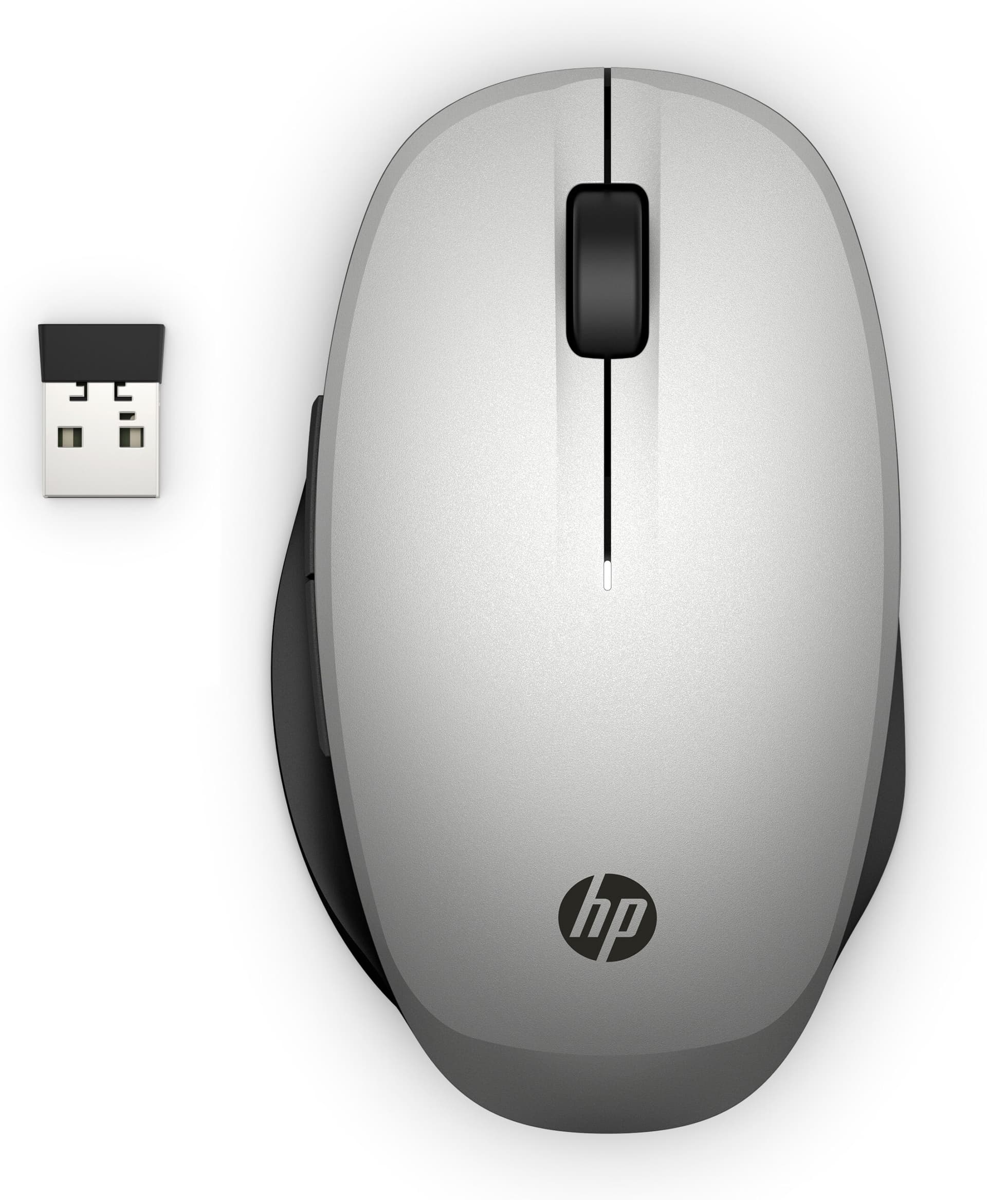 Mouse Dual Mode Mouse 300 silver "6CR72AA" — miniatură