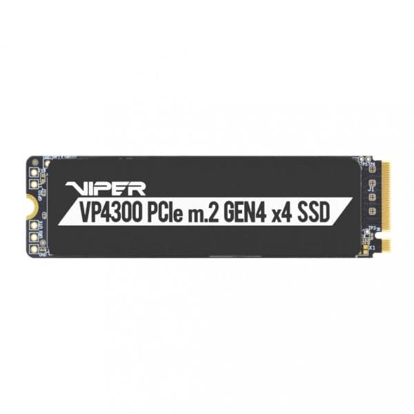 SSD PATRIOT, VP4300, 512 GB, M.2, PCIe Gen4.0 x4, 3D TLC Nand, R/W: 7400/5500 MB/s, "VP4300-1TBM28H"
