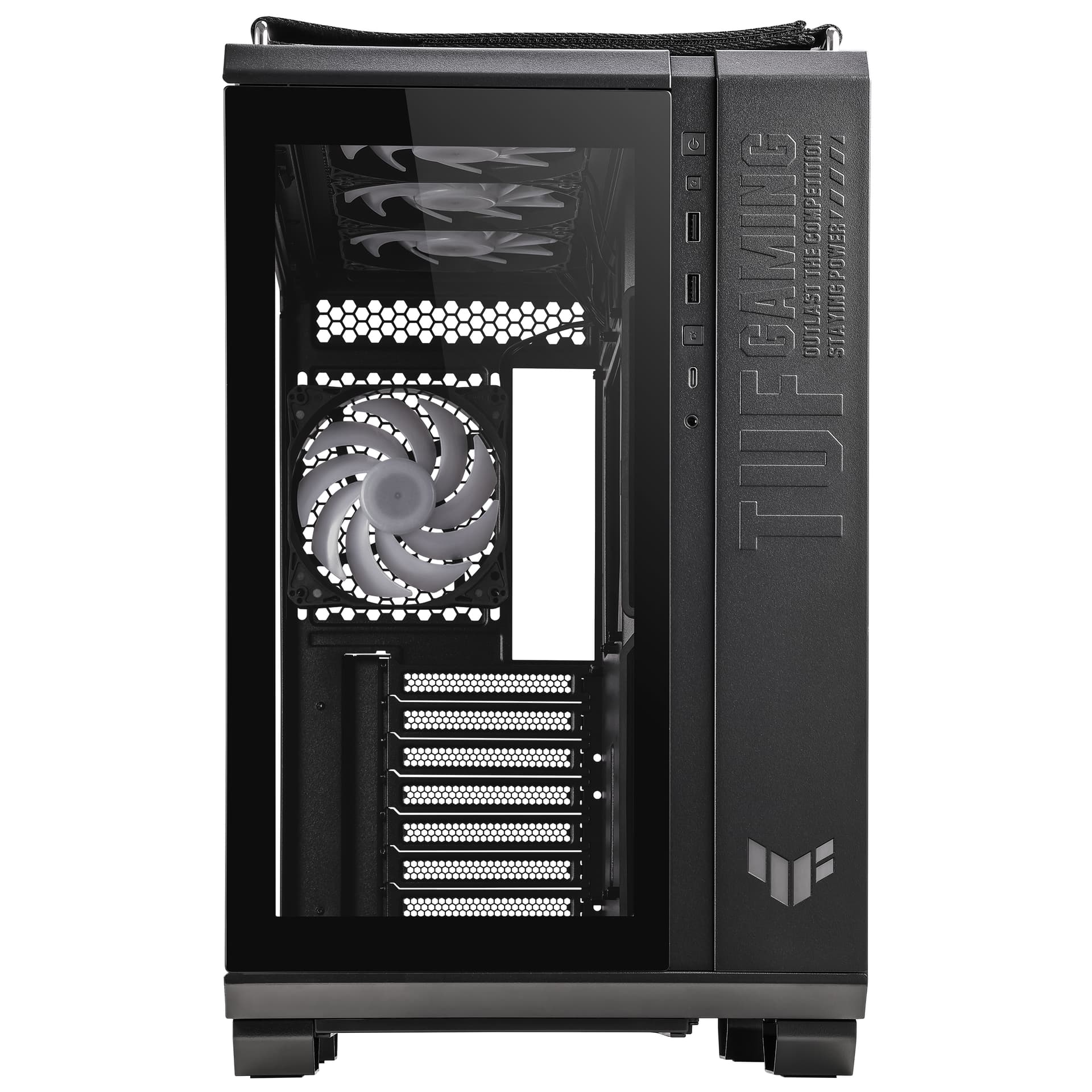 Carcasa TUF Gaming GT502 Plus MiddleTower Fara sursa ATX, mATX, mITX Black "90DC0090-B19010"