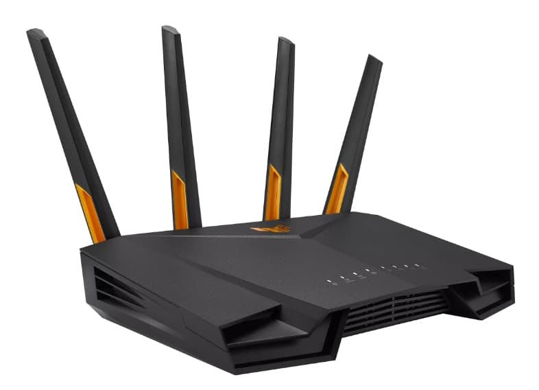 Router wireless Asus TUF-AX4200 Wireless Wifi 6 AX4200 Dual Band Gigabit Router, UK "90IG07Q0-MU9100" — miniatură