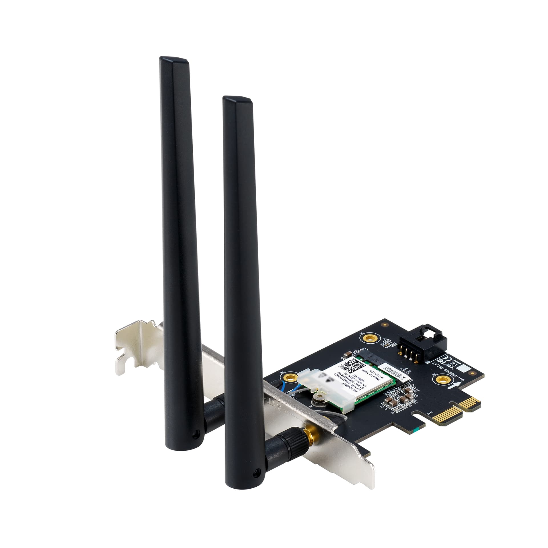 ASUS BE6500 WiFi 7 Tri Band PCI-E Networking Adapter "90IG09G0-MO0B00" — miniatură