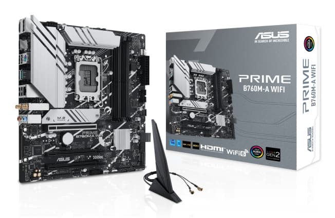 Placa de baza Prime B760M-A WIFI, Intel B760M, Socket LGA 1700, mATX "90MB1EL0-M0EAY0" — miniatură