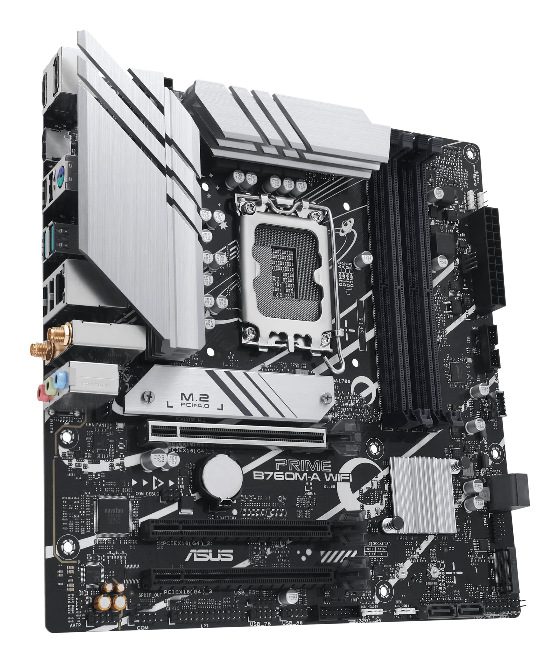 Placa de baza Prime B760M-A WIFI, Intel B760M, Socket LGA 1700, mATX "90MB1EL0-M0EAY0" — miniatură