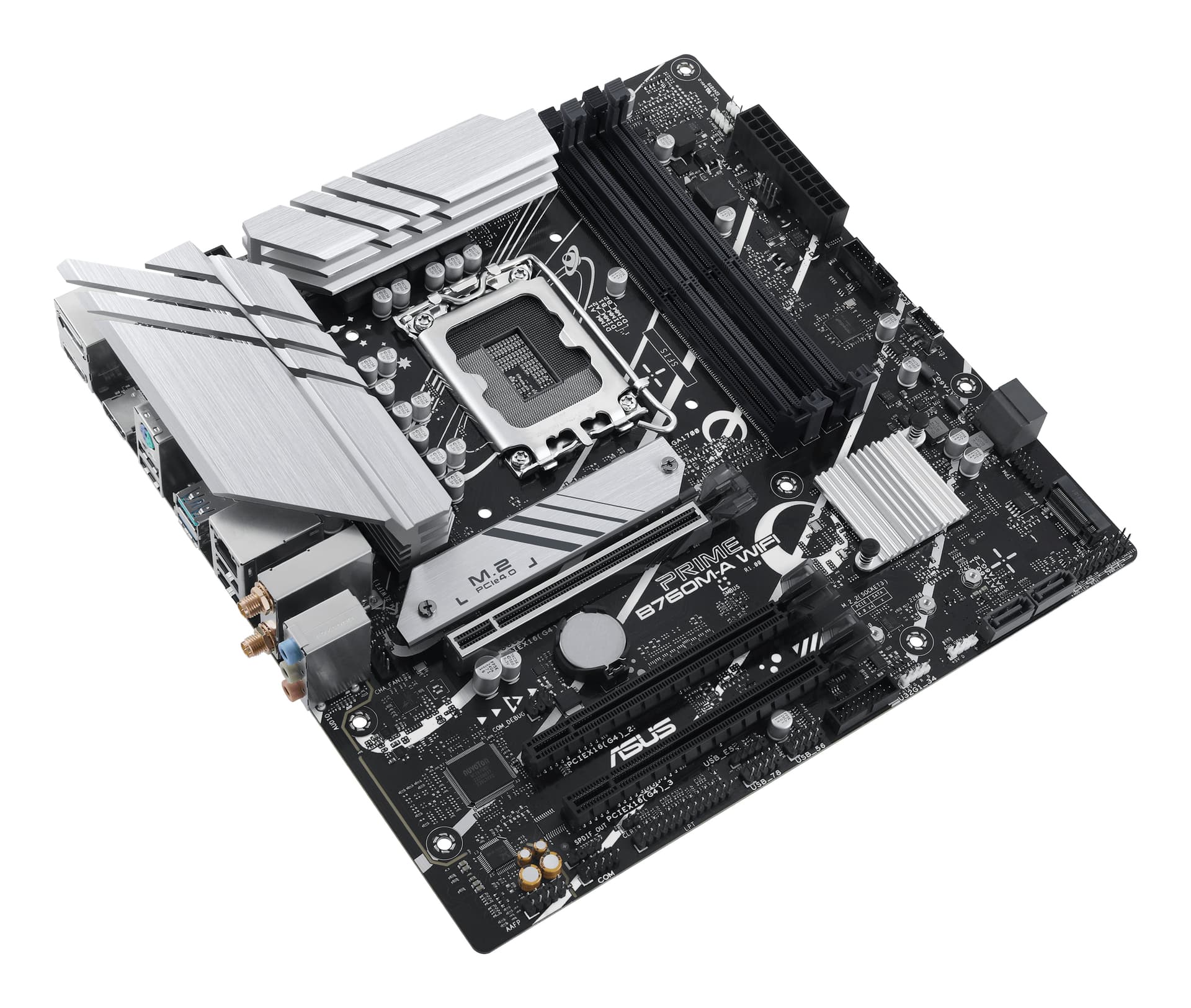 Placa de baza Prime B760M-A WIFI, Intel B760M, Socket LGA 1700, mATX "90MB1EL0-M0EAY0" — miniatură