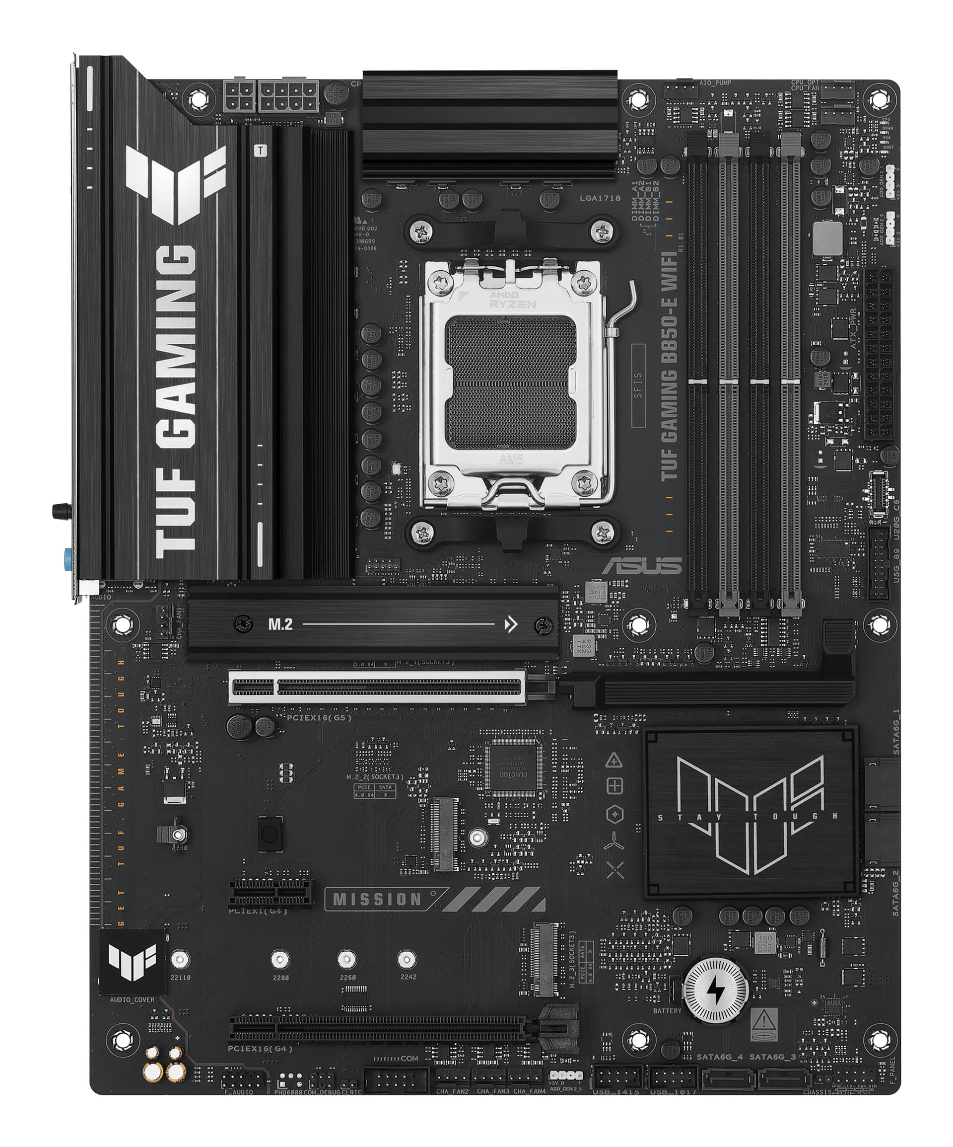 Placa de baza MB AMD AM5 TUF GAMING B850-E WIFI "90MB1L20-M0EAY0" — miniatură