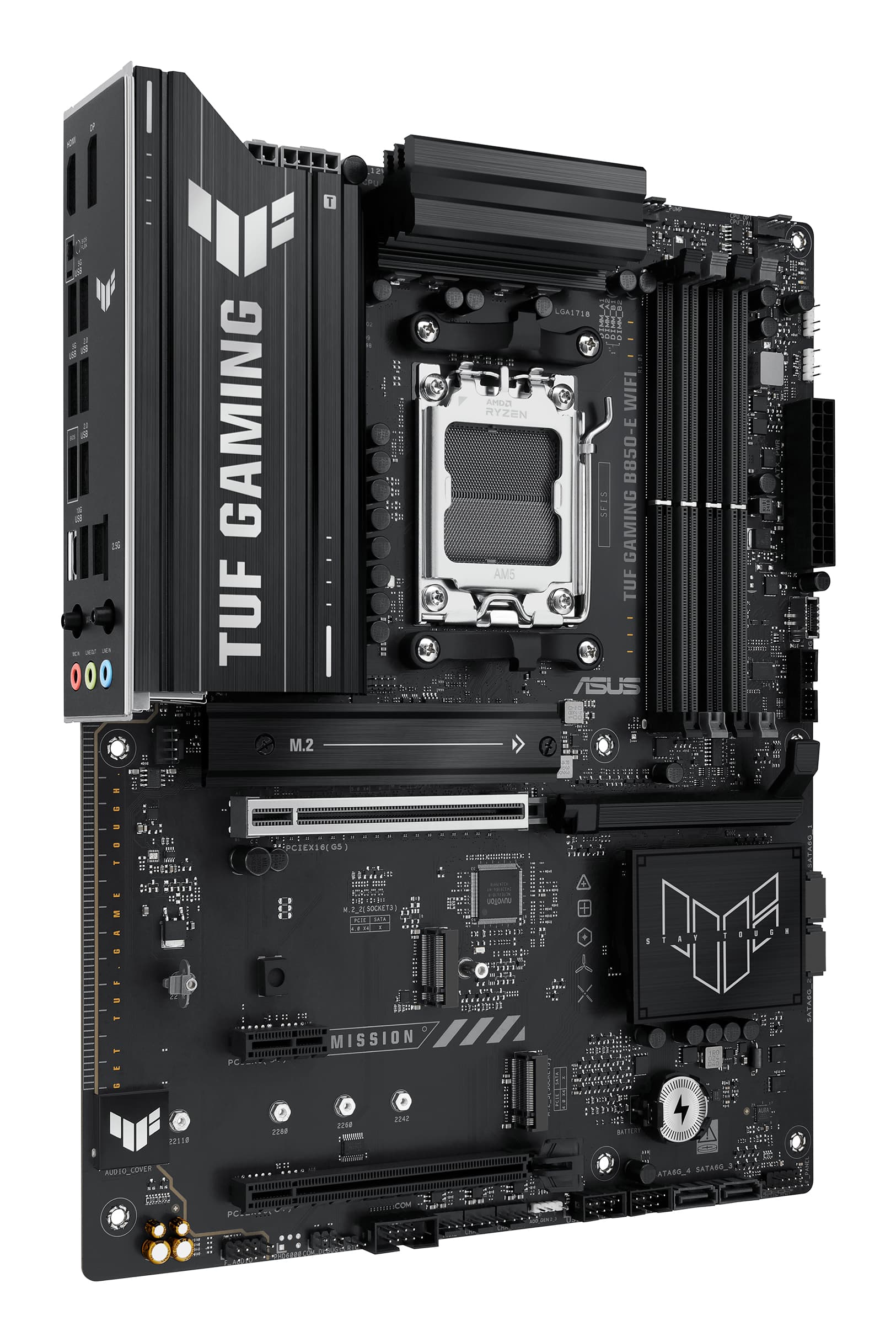 Placa de baza MB AMD AM5 TUF GAMING B850-E WIFI "90MB1L20-M0EAY0" — miniatură