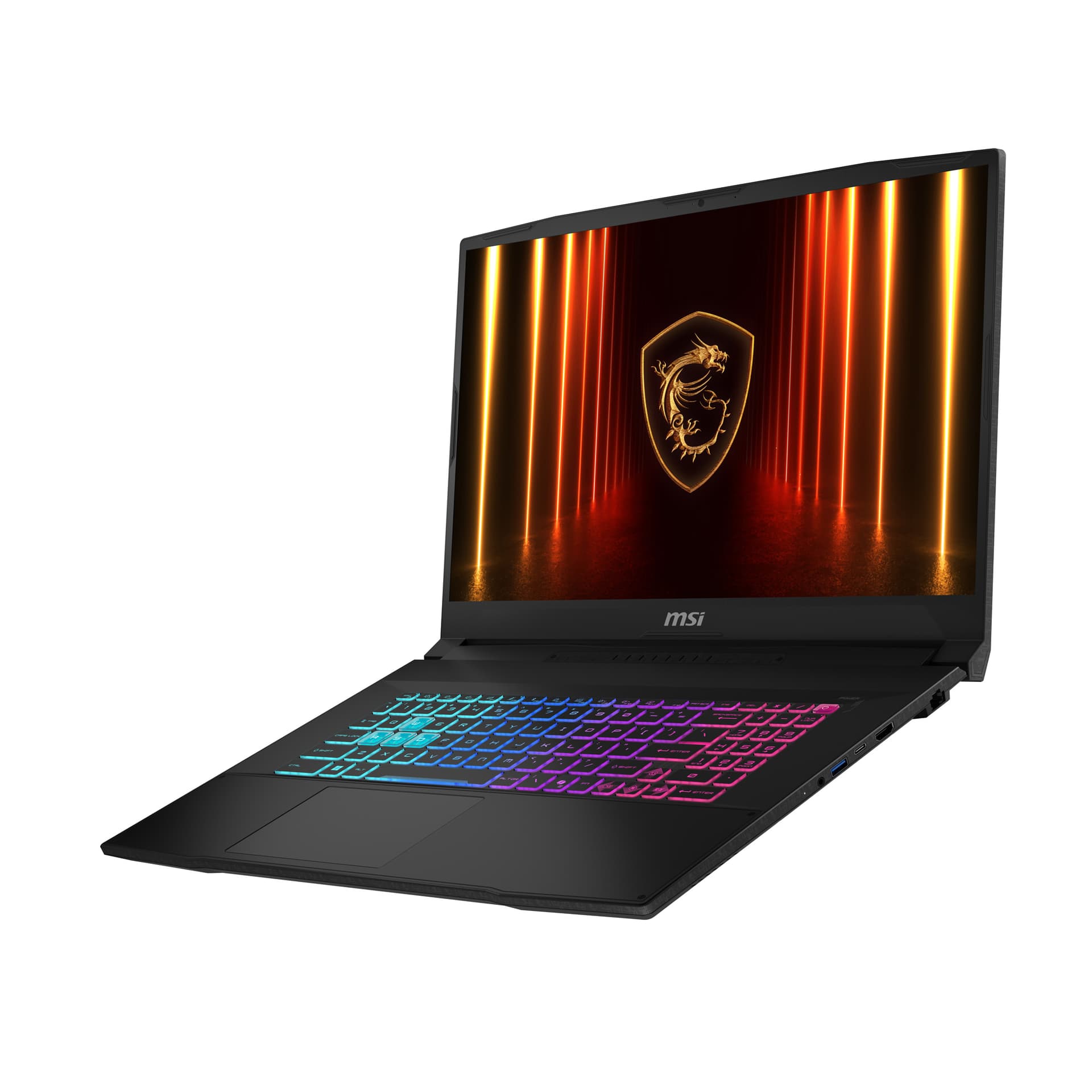 Gaming 17.3 Katana 17 HX B14WGK, QHD 240Hz, Procesor Intel® CoreTM i7 14650HX (30M Cache, up to 5.20 GHz), 32GB DDR5, 1TB SSD, GeForce RTX 5070 8GB, Free DOS, Black "9S7-17L791-087" — miniatură