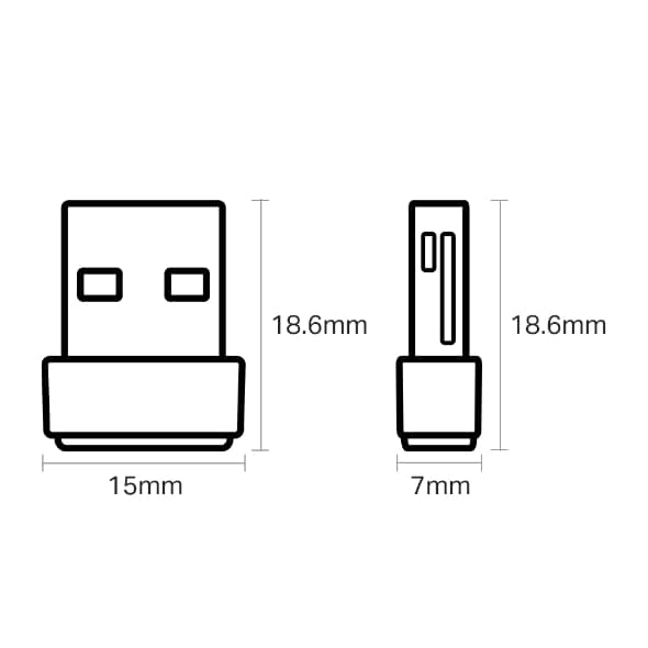 Adaptor Wireless TP-LINK Archer T600U Nano, WIFI 5, Dual Band — miniatură