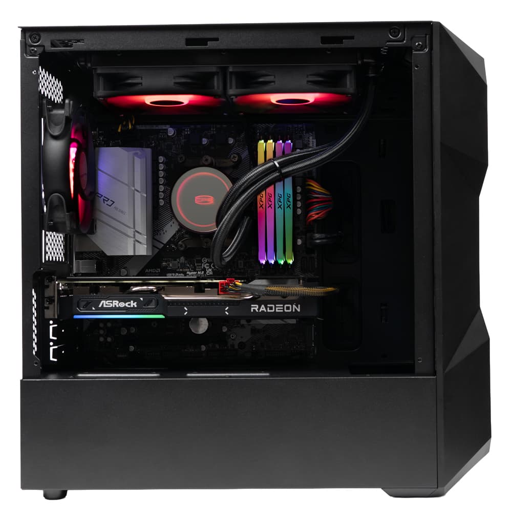 Sistem Spacer Unstoppable, Ryzen 5 5600X, 32 GB DDR4, RX9060XT, 2TB, No Os, "SPACER-Unstoppable-05" — miniatură