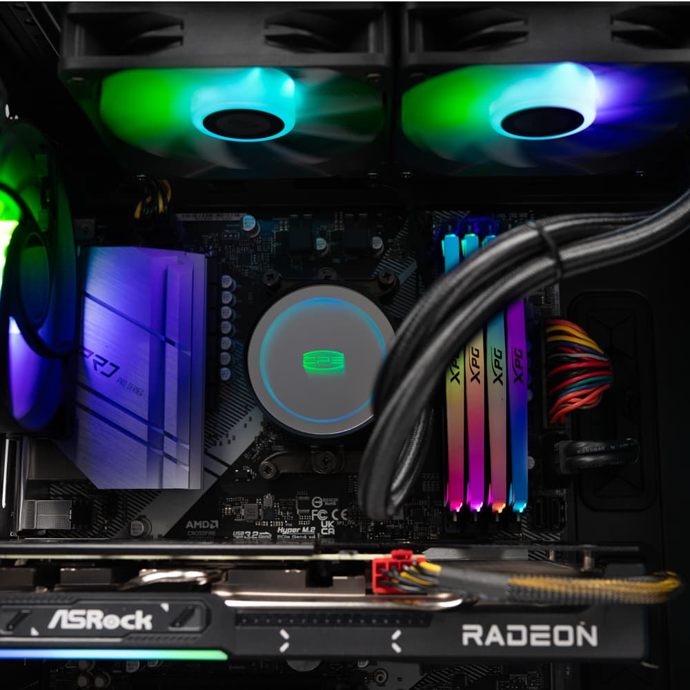 Sistem Spacer Unstoppable, Ryzen 5 5600X, 32 GB DDR4, RX9060XT, 2TB, No Os, "SPACER-Unstoppable-05" — miniatură