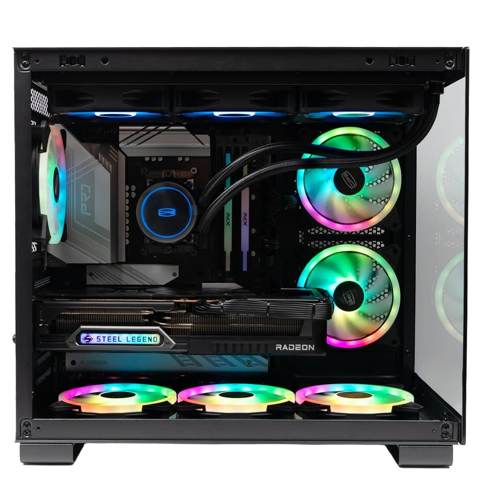 Sistem Spacer Unbreakable, Ryzen 7 7800X3D, 32 GB DDR5, RX9070XT, 2TB, No Os, "SPACER-Unbreakable-07" — miniatură