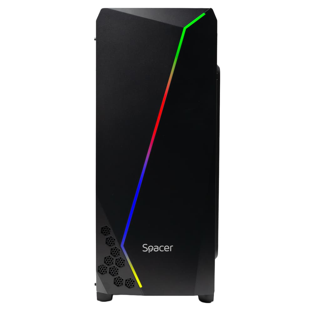 Sistem Spacer Revenger, Ryzen 5 3600, 16GB DDR4, RX6600, 1TB, No Os, "SPACER-Revenger-01" — miniatură