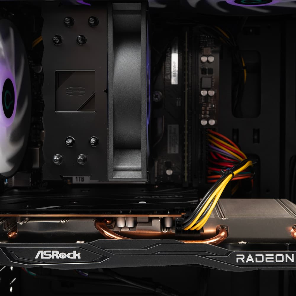 Sistem Spacer Revenger, Ryzen 5 3600, 16GB DDR4, RX6600, 1TB, No Os, "SPACER-Revenger-01" — miniatură