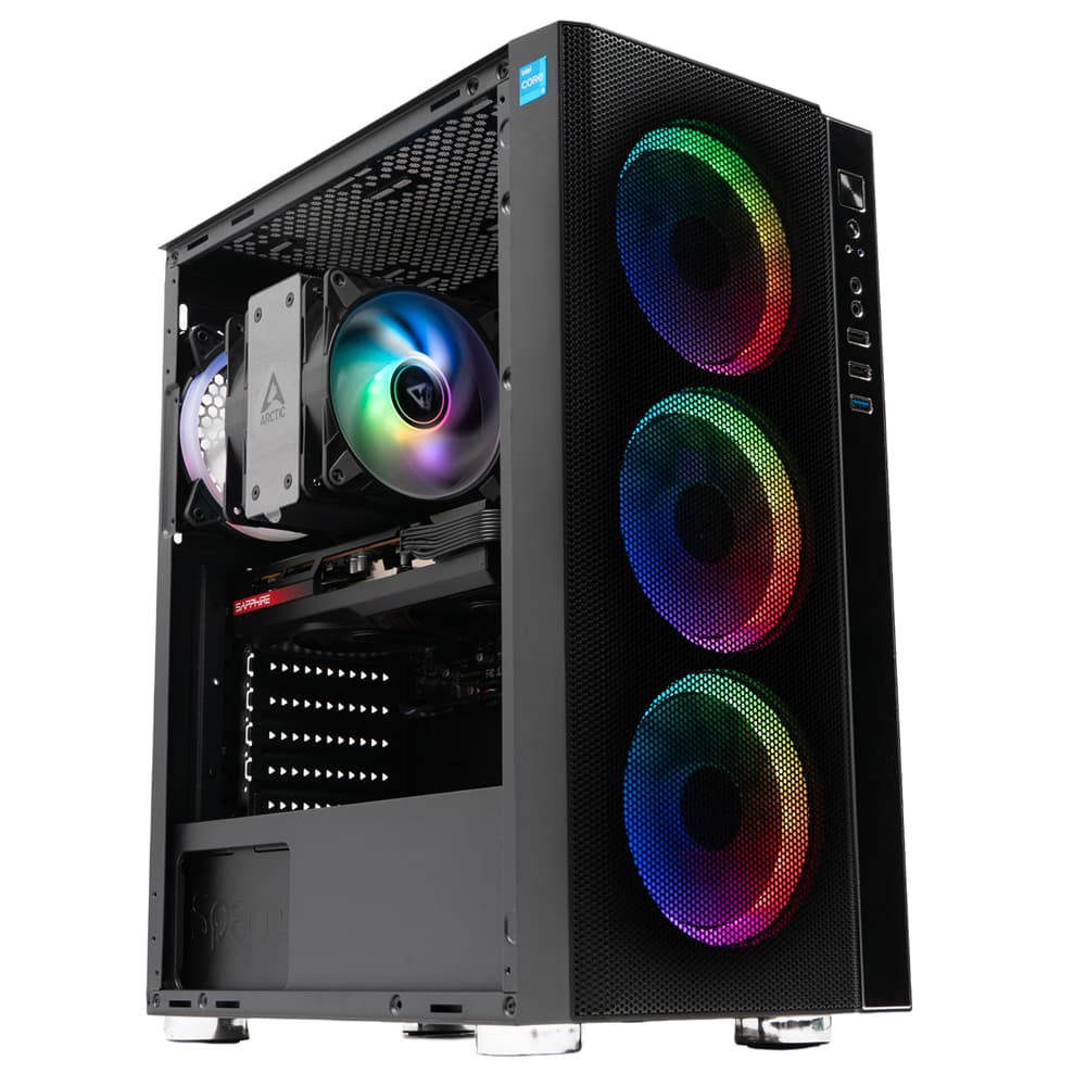 Sistem Spacer Nemesis, i5-13400, 16GB DDR4, RX 6650 XT, 1TB, No Os, "SPACER-Nemesis-03" — miniatură