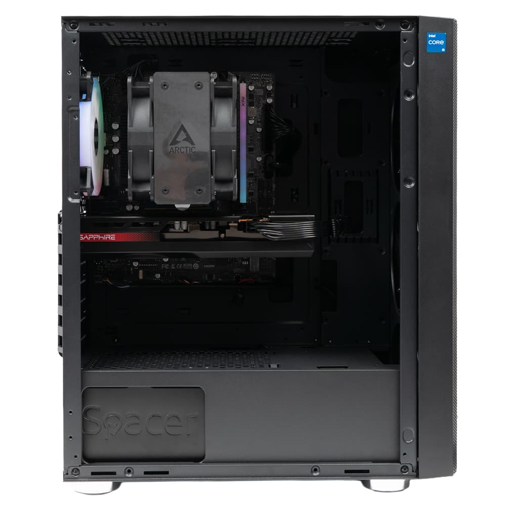 Sistem Spacer Nemesis, i5-13400, 16GB DDR4, RX 6650 XT, 1TB, No Os, "SPACER-Nemesis-03" — miniatură
