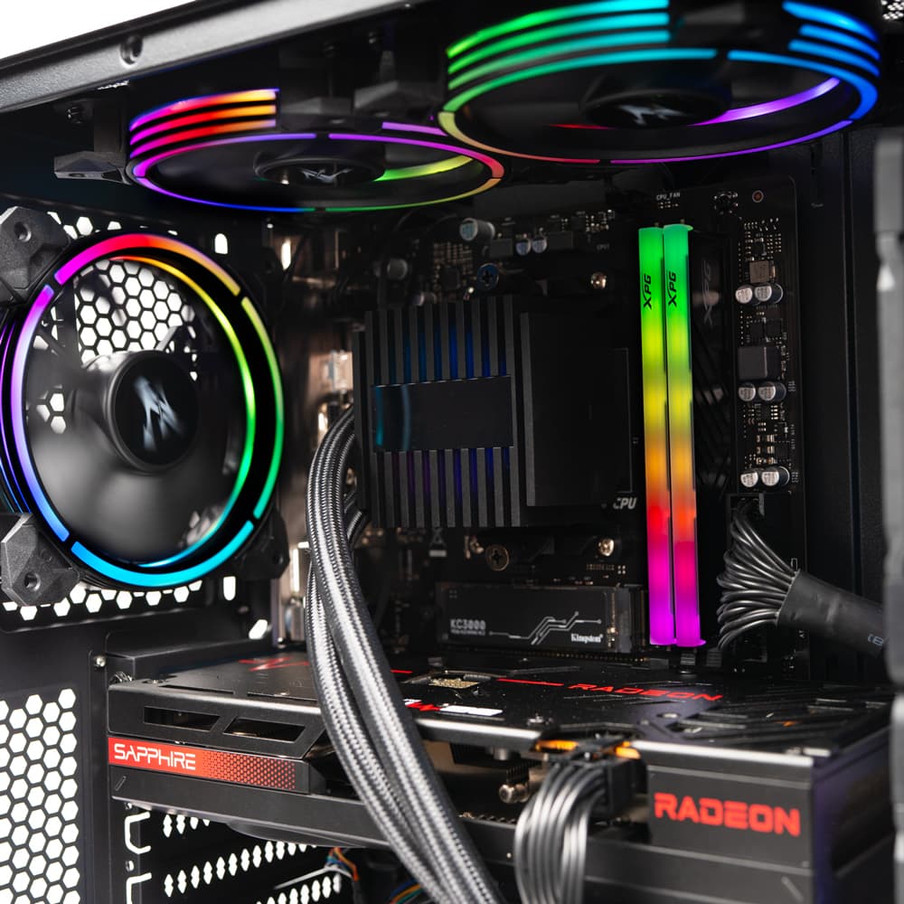 Sistem Spacer Renegade, Ryzen 5 5600, 32 GB DDR4, RX6650XT, 1TB, No Os, "SPACER-Renegade-04" — miniatură