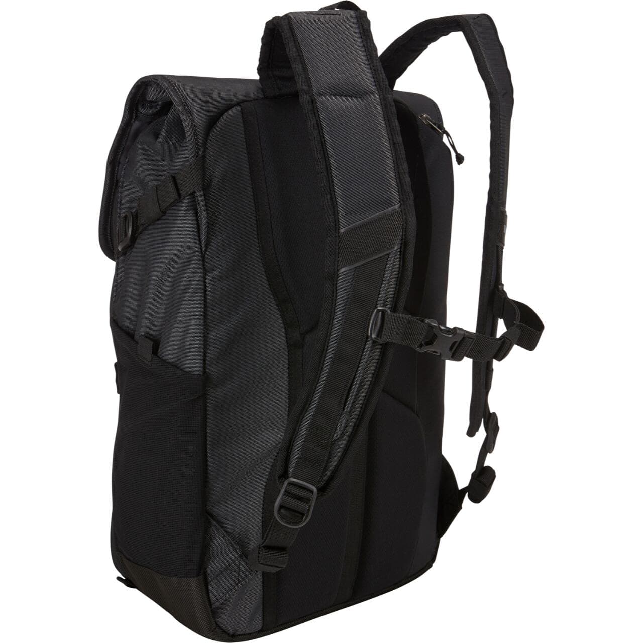 RUCSAC THULE, pt. notebook de max. 15 inch, 1 compartiment, buzunar frontal x 3 | buzunar lateral x 2, waterproof, nylon, negru, "TSDP-115 DARK SHADOW" / 3205289 — miniatură