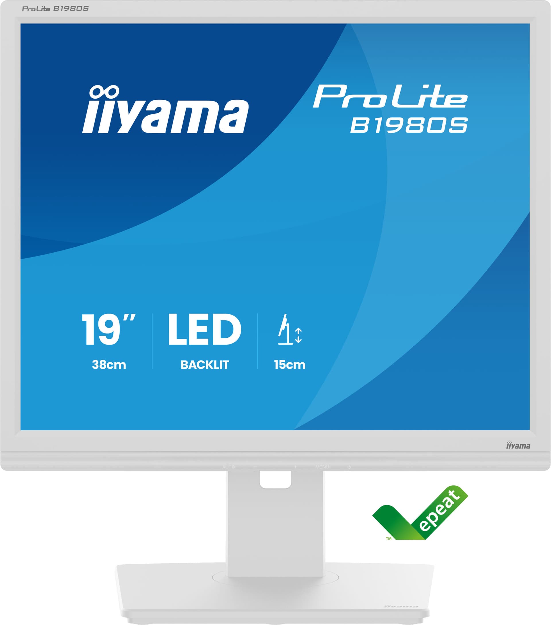 B1980S-W1 19IN 5:4 BUSINESS/250CD/M 1000:1 1XDISPLAYPORT 1XH "B1980S-W1" — miniatură