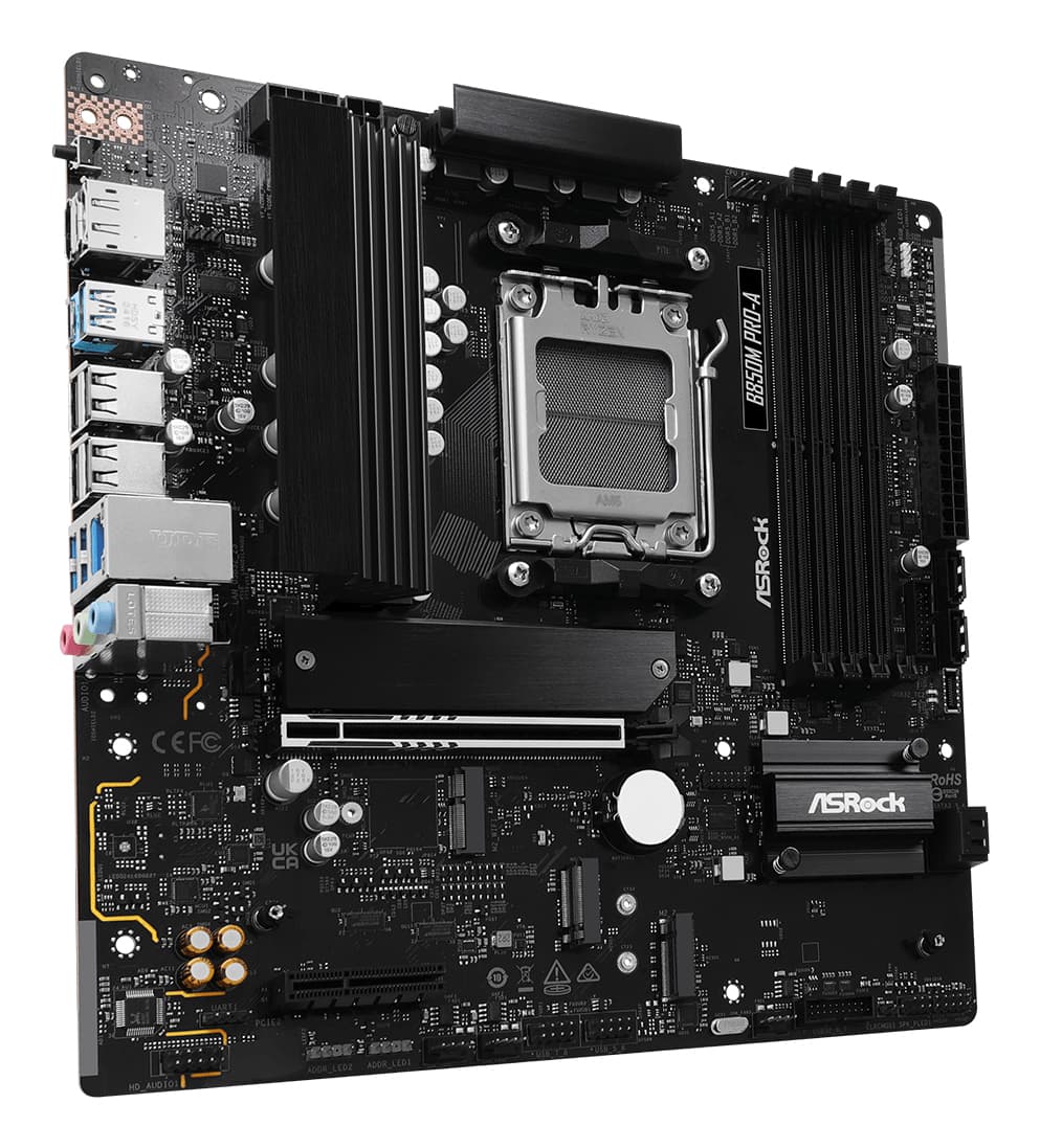 Placa de Baza Asrock AMD AM5 B850/4DDR5 "B850M PRO-A" — miniatură