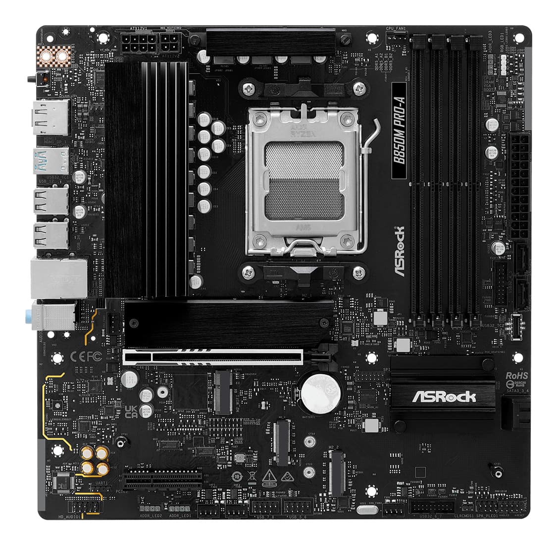 Placa de Baza Asrock AMD AM5 B850/4DDR5 "B850M PRO-A" — miniatură